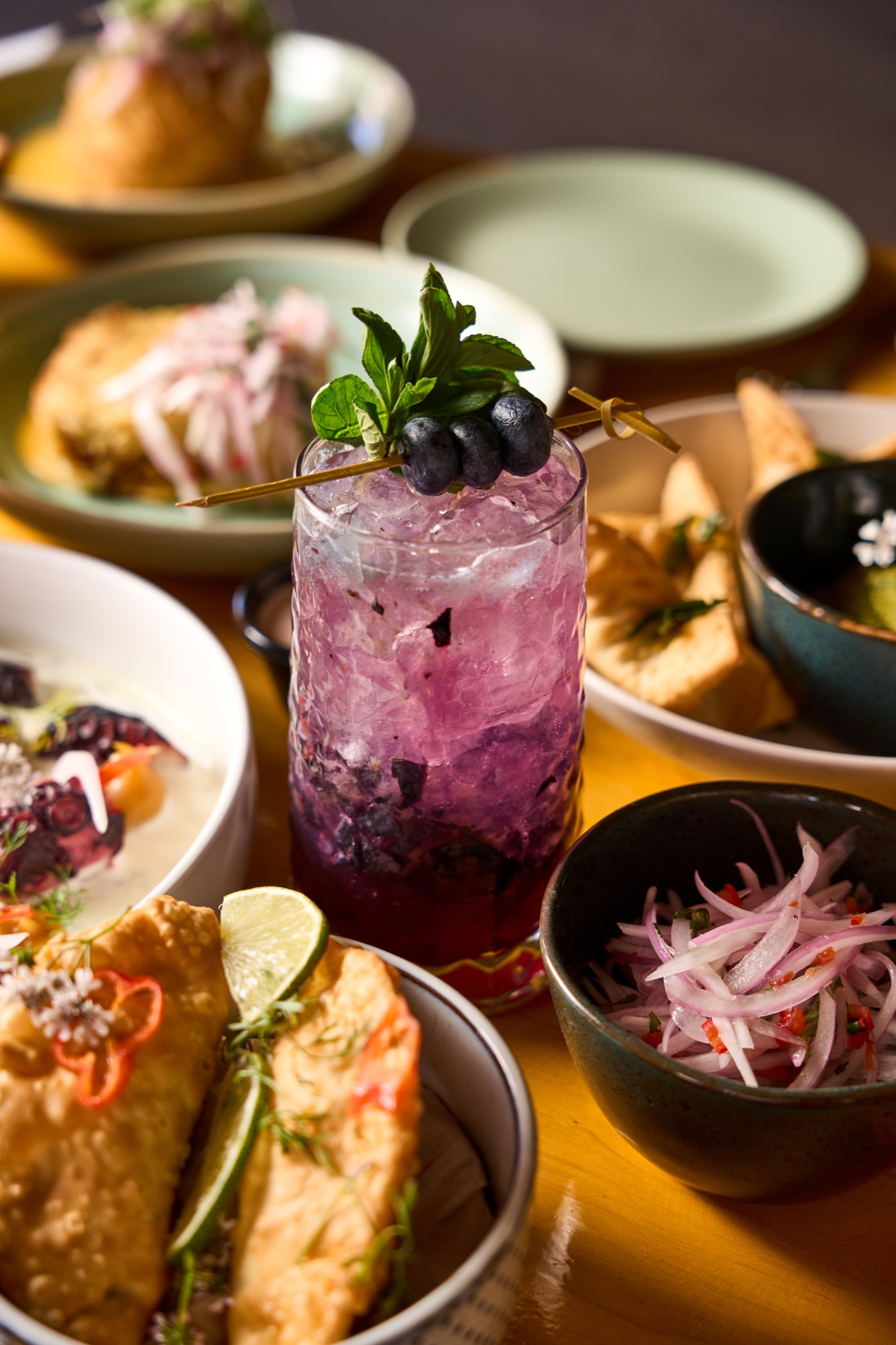 Pisco Violet at HUMO by Chef Cavero