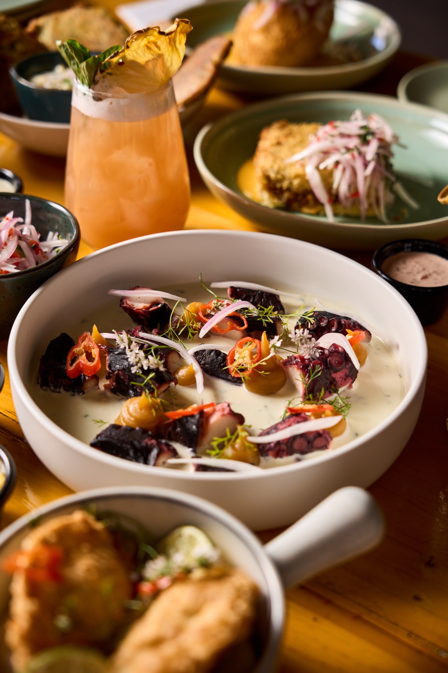 Ceviche de pulpo HUMO at HUMO by Chef Cavero
